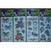 Временные татуировки в ассортименте Waterproof body tattoo stickers